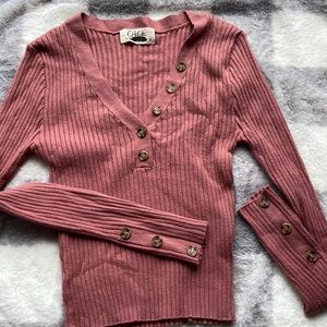 Brand new button sweater